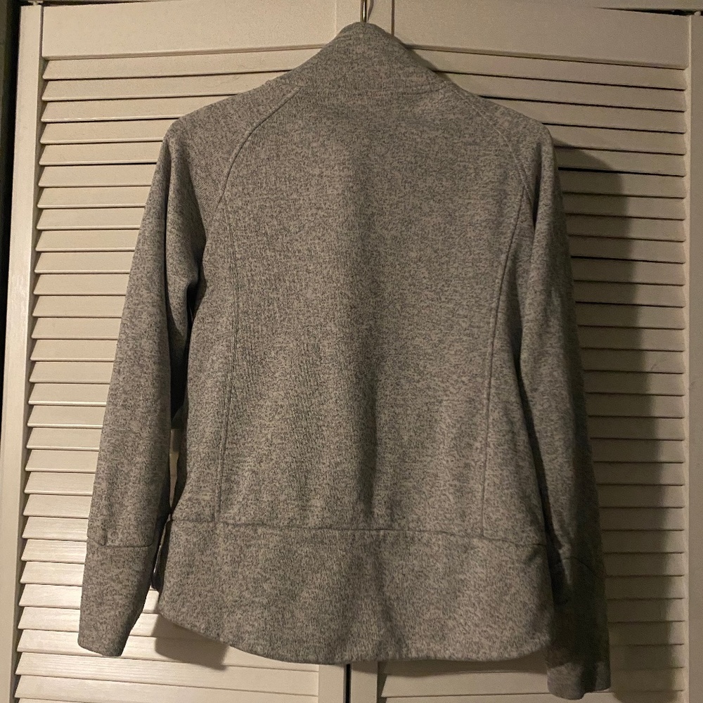 Heather Grey Zip Jacket - Picture 2 of 2